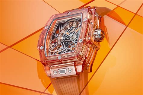 hublot sapphire orange|hublot sapphire crystal.